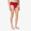 3-pack bomullskalsonger med logotyp i midjan för män 3-pack bomullskalsonger med logotyp i midjan för män