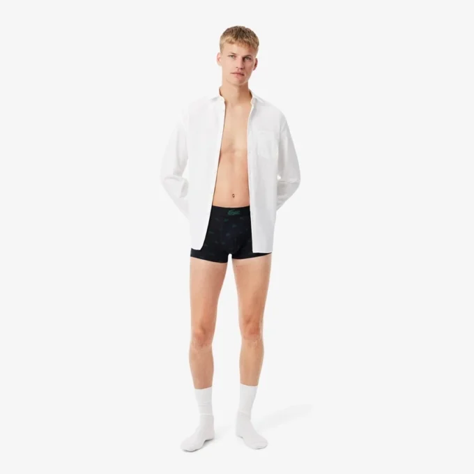 3-pack boxerkalsonger med krokodiltryck för herr 3-pack boxerkalsonger med krokodiltryck för herr
