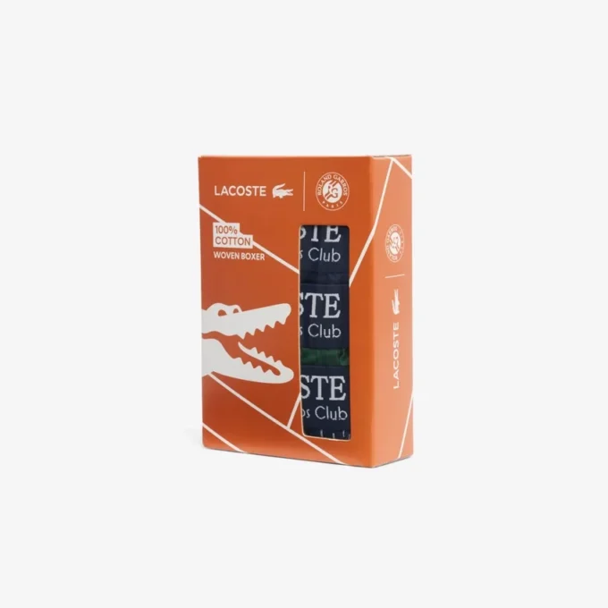 3-pack boxershorts i Roland Garros-utgåva