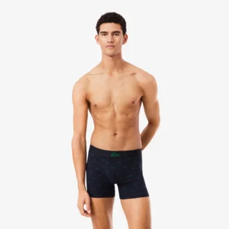 3-pack boxershorts i stretchbomull med tryck