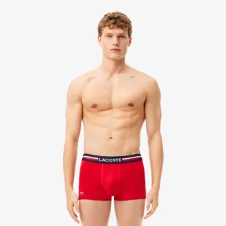 3-pack flerfärgade boxerkalsonger för herr