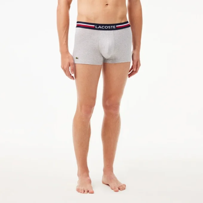 3-pack flerfärgade boxerkalsonger för herr