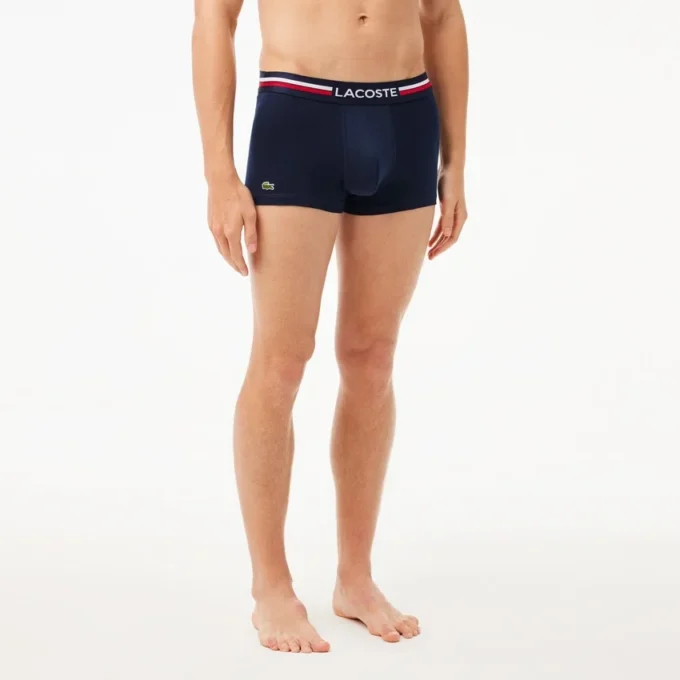 3-pack flerfärgade boxerkalsonger för herr