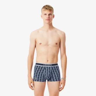 3-pack monogram-boxerkalsonger för herr