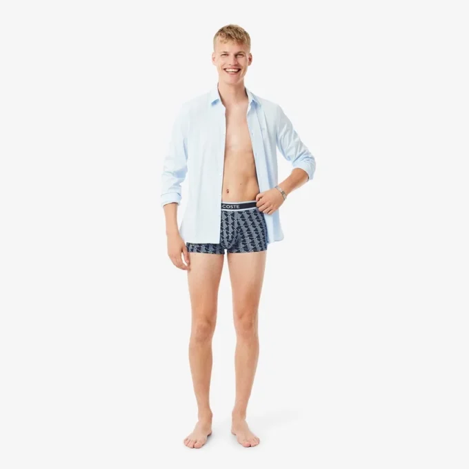 3-pack monogram-boxerkalsonger för herr 3-pack monogram-boxerkalsonger för herr