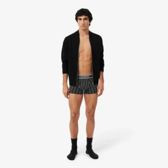 3-pack monogram-boxerkalsonger för herr