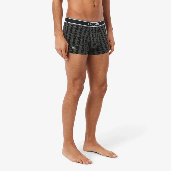 3-pack monogram-boxerkalsonger för herr