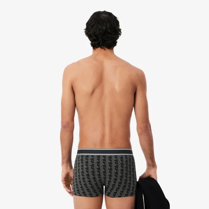 3-pack monogram-boxerkalsonger för herr