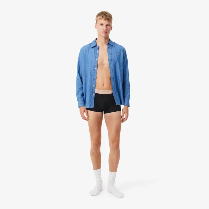 3-pack stretchiga bomullskalsonger för herr 3-pack stretchiga bomullskalsonger för herr