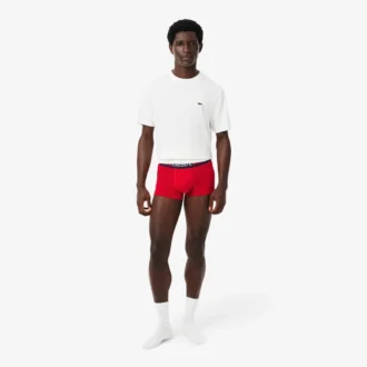 3-pack stretchiga bomullskalsonger för herr