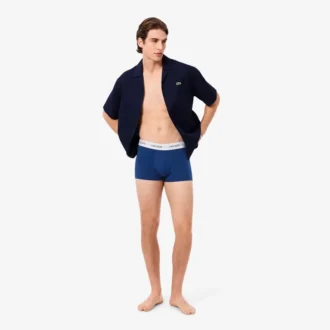 3-pack stretchiga bomullskalsonger för herr