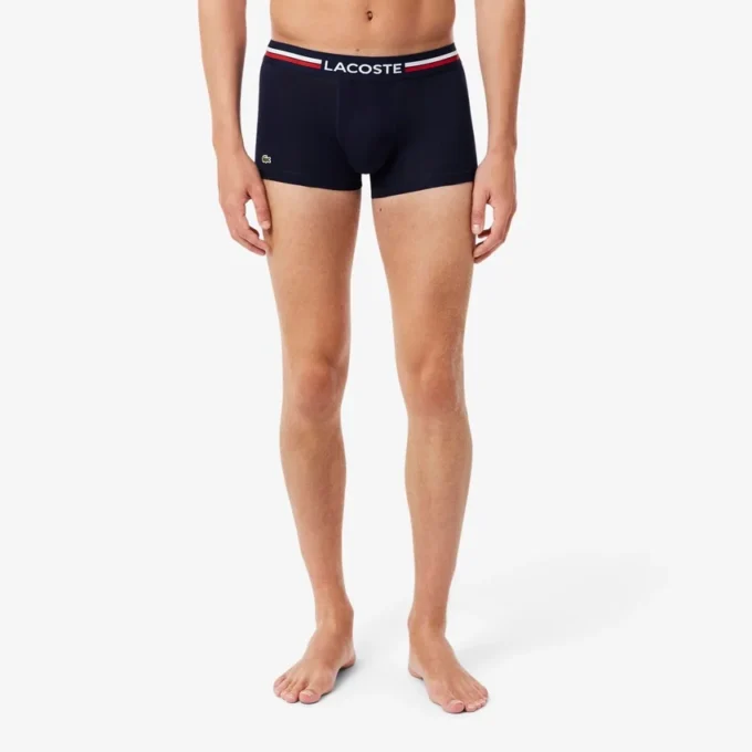 3-pack stretchiga bomullskalsonger för herr