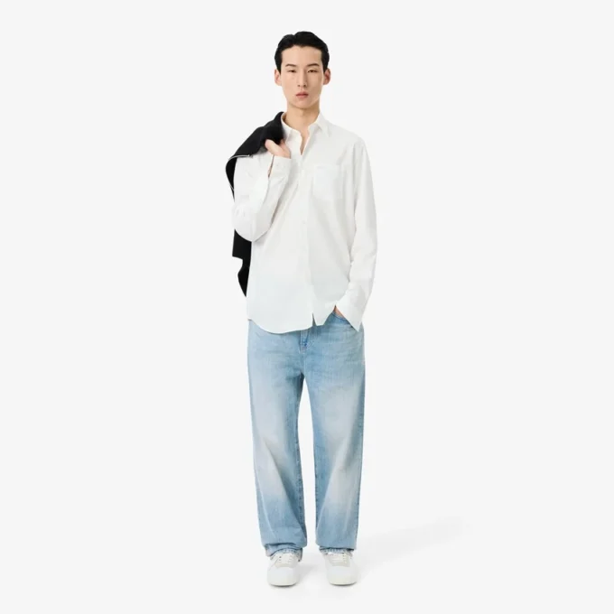 5-fickiga indigojeans med rak passform för herr 5-fickiga indigojeans med rak passform för herr