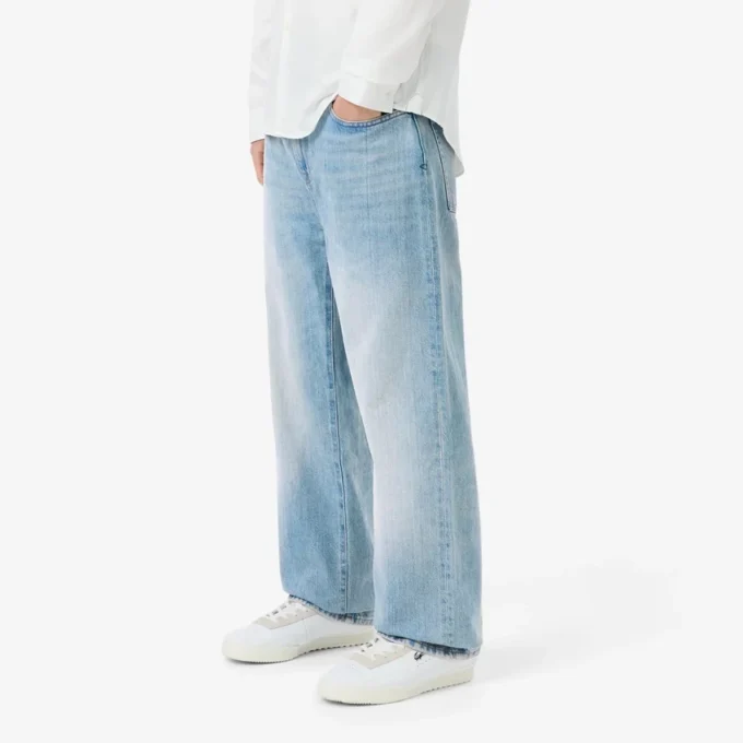 5-fickiga indigojeans med rak passform för herr 5-fickiga indigojeans med rak passform för herr
