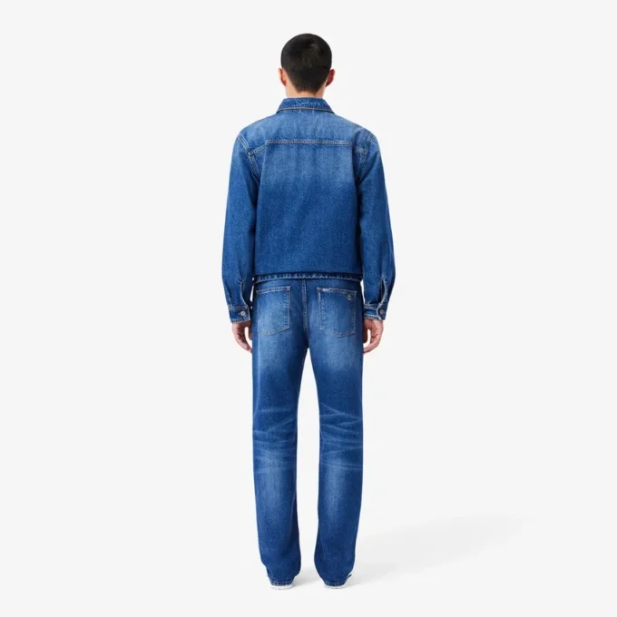 5-fickiga indigojeans med rak passform för herr 5-fickiga indigojeans med rak passform för herr
