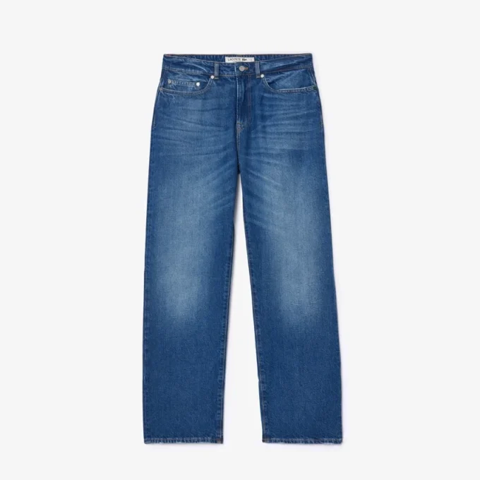 5-fickiga indigojeans med rak passform för herr 5-fickiga indigojeans med rak passform för herr