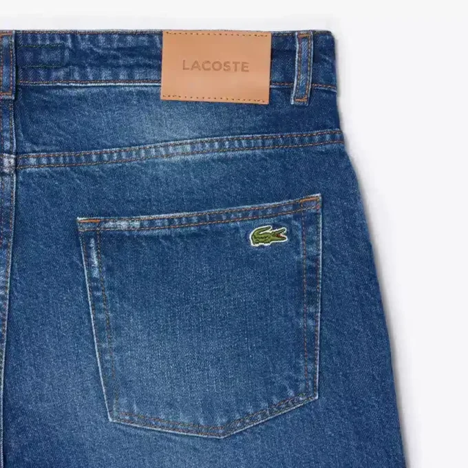 5-fickiga indigojeans med rak passform för herr 5-fickiga indigojeans med rak passform för herr