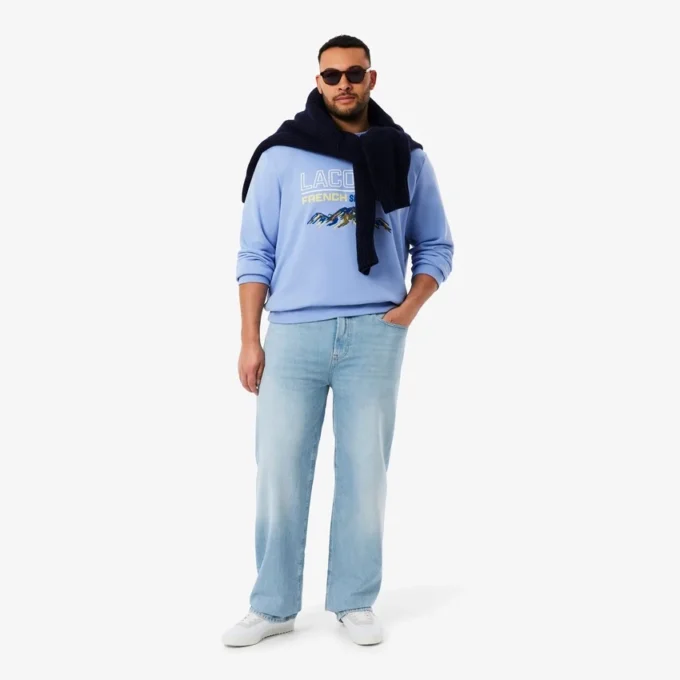 5-fickiga indigojeans med rak passform för herr 5-fickiga indigojeans med rak passform för herr
