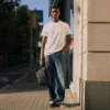 5-fickiga indigojeans med rak passform för herr 5-fickiga indigojeans med rak passform för herr
