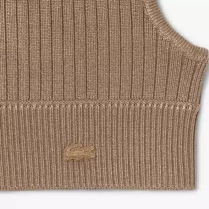 Balaclava i ribbstickat Balaclava i ribbstickat