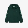 Barnens tryckta fleece-hoodie med dragkedja Barnens tryckta fleece-hoodie med dragkedja