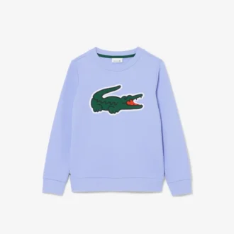 Barnens tryckta fleecesweatshirt