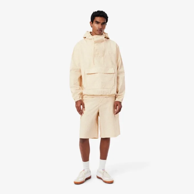 Bermudashorts i rakt snitt med tryck Bermudashorts i rakt snitt med tryck