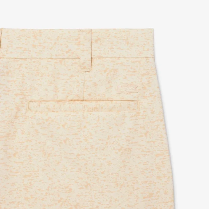 Bermudashorts i rakt snitt med tryck Bermudashorts i rakt snitt med tryck