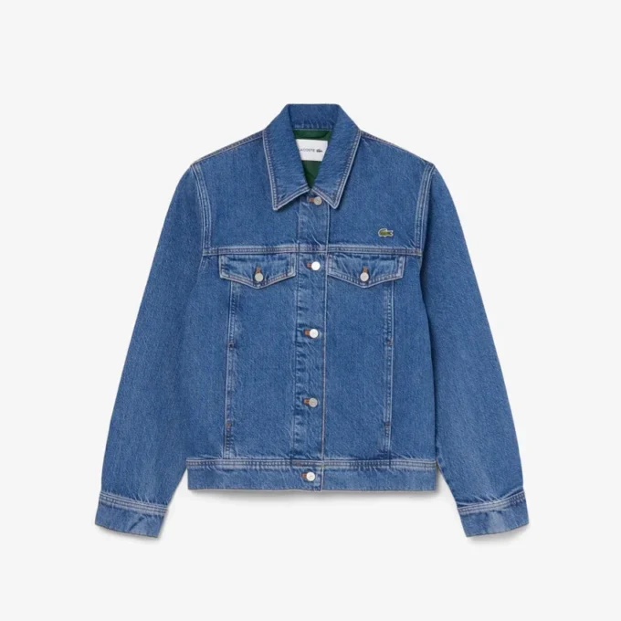 Bomullsjeansjacka Bomullsjeansjacka
