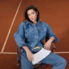 Bomullsjeansjacka Bomullsjeansjacka