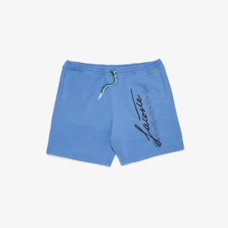 Bomullsshorts för män med märkeslogotyp