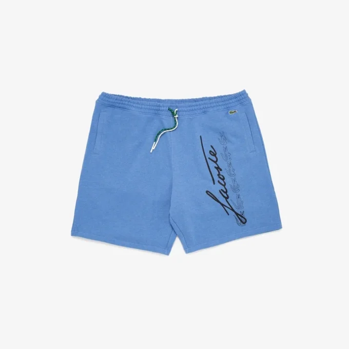 Bomullsshorts för män med märkeslogotyp Bomullsshorts för män med märkeslogotyp