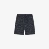 Bomullsshorts med krokodiltryck och ränder Bomullsshorts med krokodiltryck och ränder