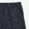 Bomullsshorts med krokodiltryck och ränder Bomullsshorts med krokodiltryck och ränder