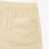 Bomullsshorts med krokodiltryck och ränder Bomullsshorts med krokodiltryck och ränder