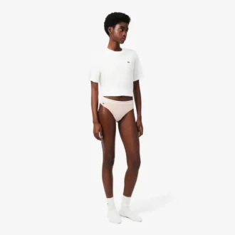 Bomullsstripade stringtrosor