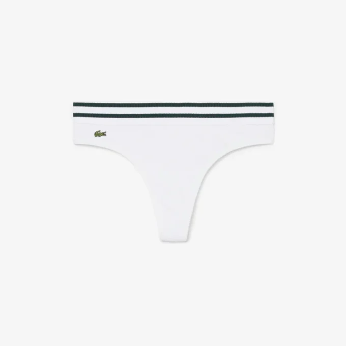 Bomullsstripade stringtrosor Bomullsstripade stringtrosor