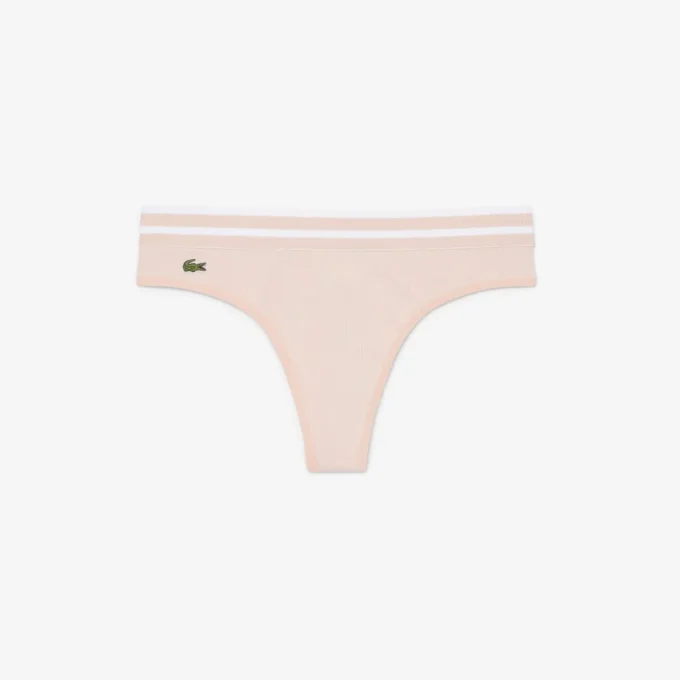 Bomullsstripade stringtrosor Bomullsstripade stringtrosor