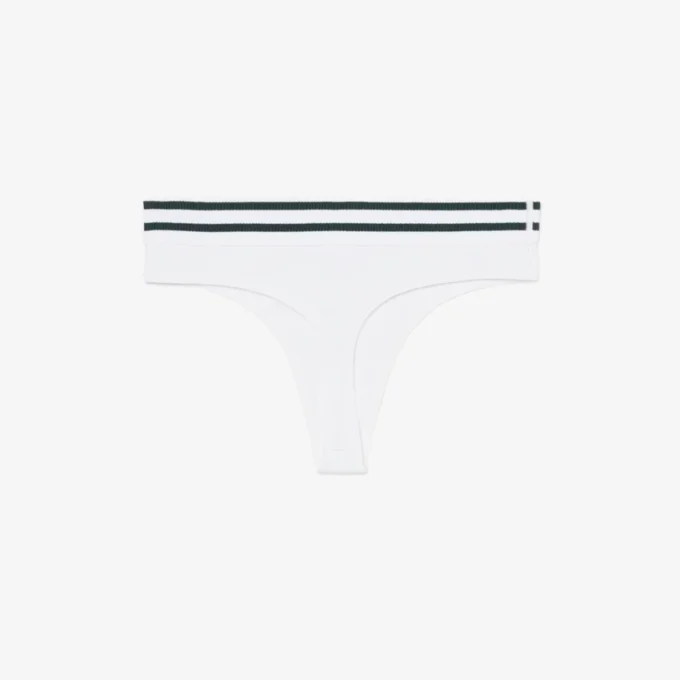 Bomullsstripade stringtrosor Bomullsstripade stringtrosor