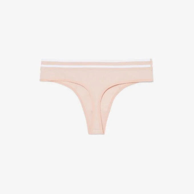 Bomullsstripade stringtrosor Bomullsstripade stringtrosor