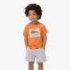 Bomullst-shirt med emblem