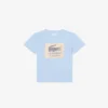 Bomullst-shirt med emblem
