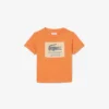 Bomullst-shirt med emblem