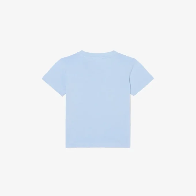 Bomullst-shirt med emblem