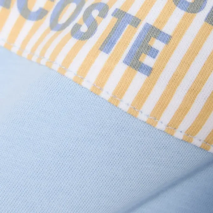 Bomullst-shirt med emblem