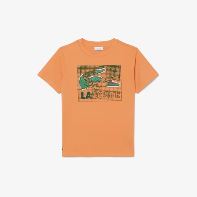 Bomullst-shirt med grafiskt tryck Bomullst-shirt med grafiskt tryck