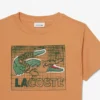 Bomullst-shirt med grafiskt tryck Bomullst-shirt med grafiskt tryck
