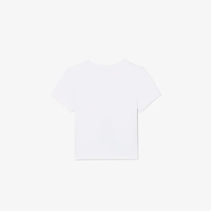 Bomullst-shirt med krokodiltryck Bomullst-shirt med krokodiltryck