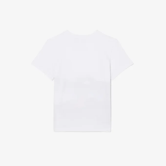 Bomullst-shirt med krokodiltryck Bomullst-shirt med krokodiltryck
