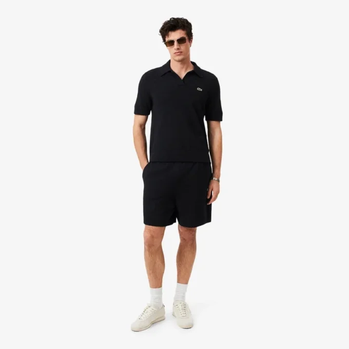 Bouclé-stickade shorts Bouclé-stickade shorts